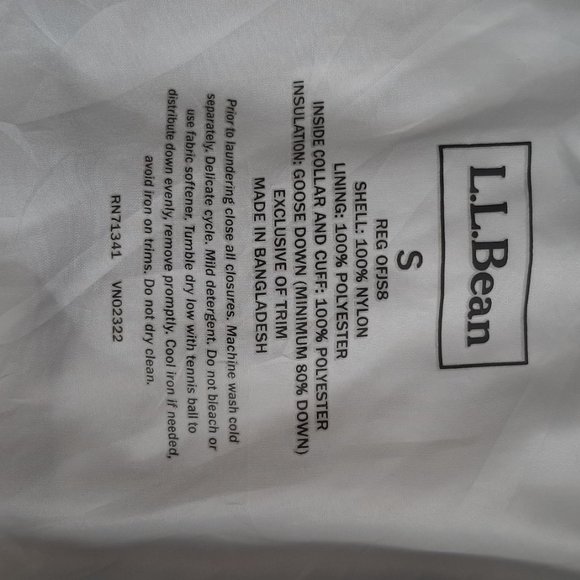 L.L Bean Goose Down womens jacket - Picture 4 of 13